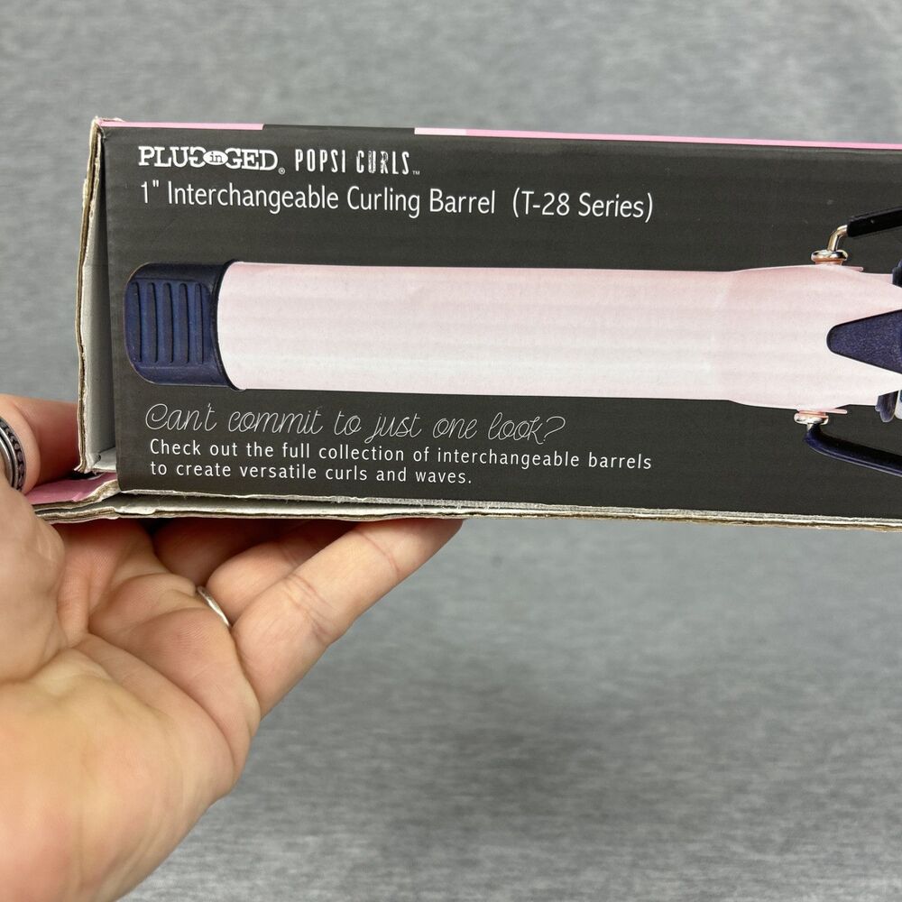 Plugged In Popsi Curls Interchangeable Curling Iron 1"  Barrel  ( T - 28 series) - Picture 7 of 12
